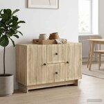 vidaXL Buffet Chêne Sonoma 89 x 34 5 x 60 cm Bois d'ingénierie