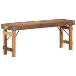 vidaXL Bancs Marron Bois massif