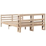 vidaXL Cadre de lit sans matelas 150x200 cm bois de pin massif