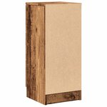 vidaXL Buffets 2 Pièces vieux bois 30x30x70 cm bois d'ingénierie