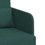 vidaXL Canapé-Lit Vert foncé 65 x 80 x 83 cm tissu