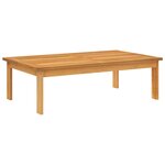 vidaXL Table de jardin 100x60x30 cm bois d'acacia solide