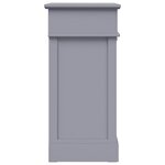 vidaXL Armoire à chaussures Gris 50 x 28 x 58 cm Bois de Paulownia