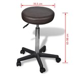 vidaXL Tabouret de bureau marron