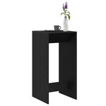 vidaXL Table de bar Chêne noir 51 x 50 x 103 5 cm Bois d'ingénierie