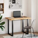 vidaXL Dessus de bureau fini à l'huile 100x70x4cm bois d'acacia massif