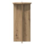 vidaXL Support de Plante 2 pièces Chêne artisanal 40 x 40 x 80 cm