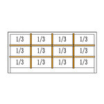 Saladette réfrigérée vitrée gn 1/1 avec 3 portes pare-haleine droit - atosa - r600a - acier inoxydable33801365pleine x700x1410mm