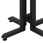 vidaXL Table basse ronde Ø55x40 cm teck de récupération massif