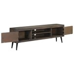 vidaXL Meuble TV Bois massif de manguier 140 x 30 x 45 cm