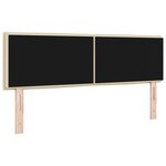 vidaXL Tête de lit Hauteur réglable Manuel Crème 160 cm tissu