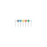 Boîte De 100 Épingles Sphériques - Hauteur De Pointe 15mm - 4mm De Diamètre - Couleurs Assorties - Exacompta