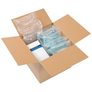 Coussins d'air pour colis moyen (carton de 8000) 15x20cm 1200M PEBD 35µ transparent – Bulteau Systems
