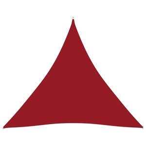 vidaXL Voile de parasol Tissu Oxford triangulaire 4 5x4 5x4 5 m Rouge