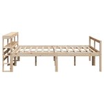 vidaXL Lit pour personne âgée et tête de lit 160x200cm bois pin massif