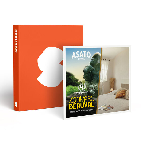 SMARTBOX - Coffret Cadeau 2 jours au ZooParc de Beauval en 2025 avec nuit à proximité pour 2 adultes et 1 enfant -  Multi-thèmes