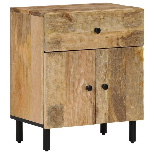vidaXL Table de chevet 50x33x60 cm bois de manguier massif