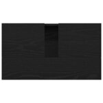 vidaXL Meuble de Lavabo de Salle de Bain Chêne noir 58 x 33 x 60 cm