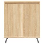vidaXL Buffet Chêne sonoma 60x35x70 cm Bois d'ingénierie