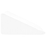 vidaXL Coussin pour les jambes Uni Blanc 60 x 50 x 30 cm