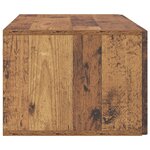 vidaXL Meuble TV mural Bois ancien 98 x 41 x 30 cm Bois d'ingénierie