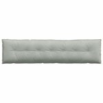 vidaXL Coussin de Dos Gris clair 200 x 50 cm Tissu en velours côtelé