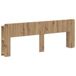 vidaXL Cabinet de Tête de Lit Chêne artisanal Bois d'ingénierie