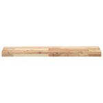 vidaXL Étagères flottantes 4 Pièces 80x20x4 cm acacia massif non traité