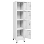 vidaXL Armoire à casier avec 4 compartiments 38x45x180 cm