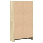 vidaXL Bibliothèque chêne sonoma 60x24x109 cm bois d'ingénierie
