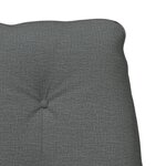 vidaXL Fauteuil Relaxant en Tissu Gris Foncé