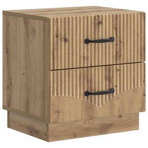 vidaXL Cabinet de chevet Chêne artisanal 43 x 34 5 x 44 5 cm