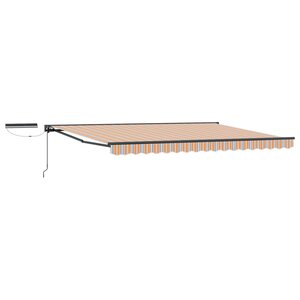 vidaXL Auvent rétractable électrique 4 5 × 3 m
