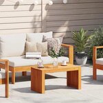 vidaXL Table basse Marron 70 x 35 x 35 cm Bois d'acacia massif