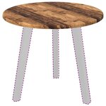 vidaXL Plateau de table Bois ancien 50 x 50 x 1 5 cm Bois d'ingénierie