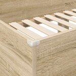 vidaXL Lit Superposé pour Enfants Chêne Sonoma 90 x 200 cm