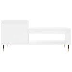 vidaXL Table basse Blanc 100x50x45 cm Bois d'ingénierie