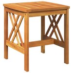 vidaXL Ensemble de canapé de jardin 3 Pièces Marron Bois d'acacia massif