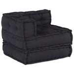 vidaXL Unité de canapé modulaire 3 Pièces Anthracite Tissu