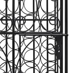 vidaXL Casier à bouteilles pour 28 bouteilles Métal