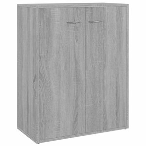 vidaXL Buffet Sonoma gris 60x30x75 cm Bois d'ingénierie