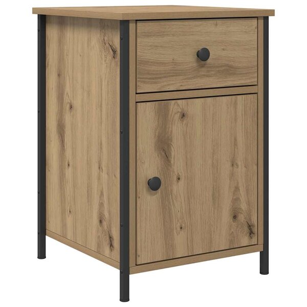 vidaXL Cabinet de chevet en chêne massif 40x42x60 cm