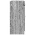 vidaXL Armoire sous évier de salle de bain Sonoma gris