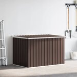 vidaXL Boîte de rangement de jardin Marron 171x99x93 cm