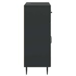 vidaXL Buffet Noir 66 x 34 5 x 89 5 cm Bois d'ingénierie