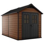 Keter abri de jardin newton 7511 marron