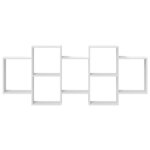 vidaXL Étagère murale blanc 159x18x65 cm bois d'ingénierie