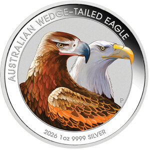 Monnaie AUSTRALIAN WEDGE-TAILED EAGLE 1 Oz Argent 1$ Australia 2026