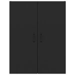 vidaXL Armoire suspendue Noir 69 5x34x90 cm Bois d'ingénierie
