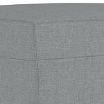 vidaXL Ensemble de canapés 3 Pièces coussins gris clair tissu